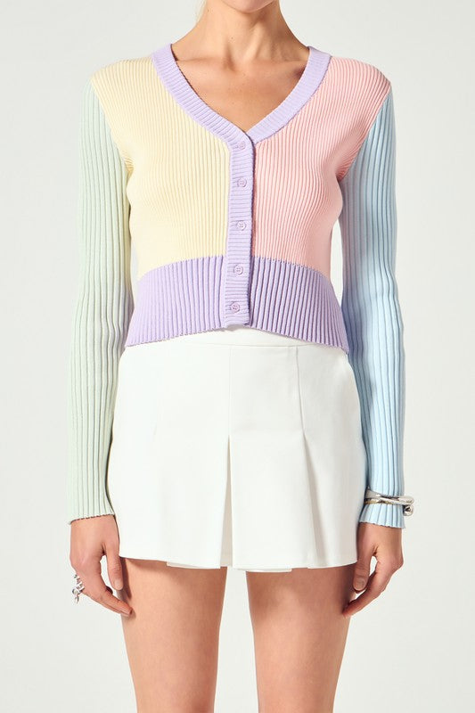 English Factory colored cardigan (SZ XS-L)