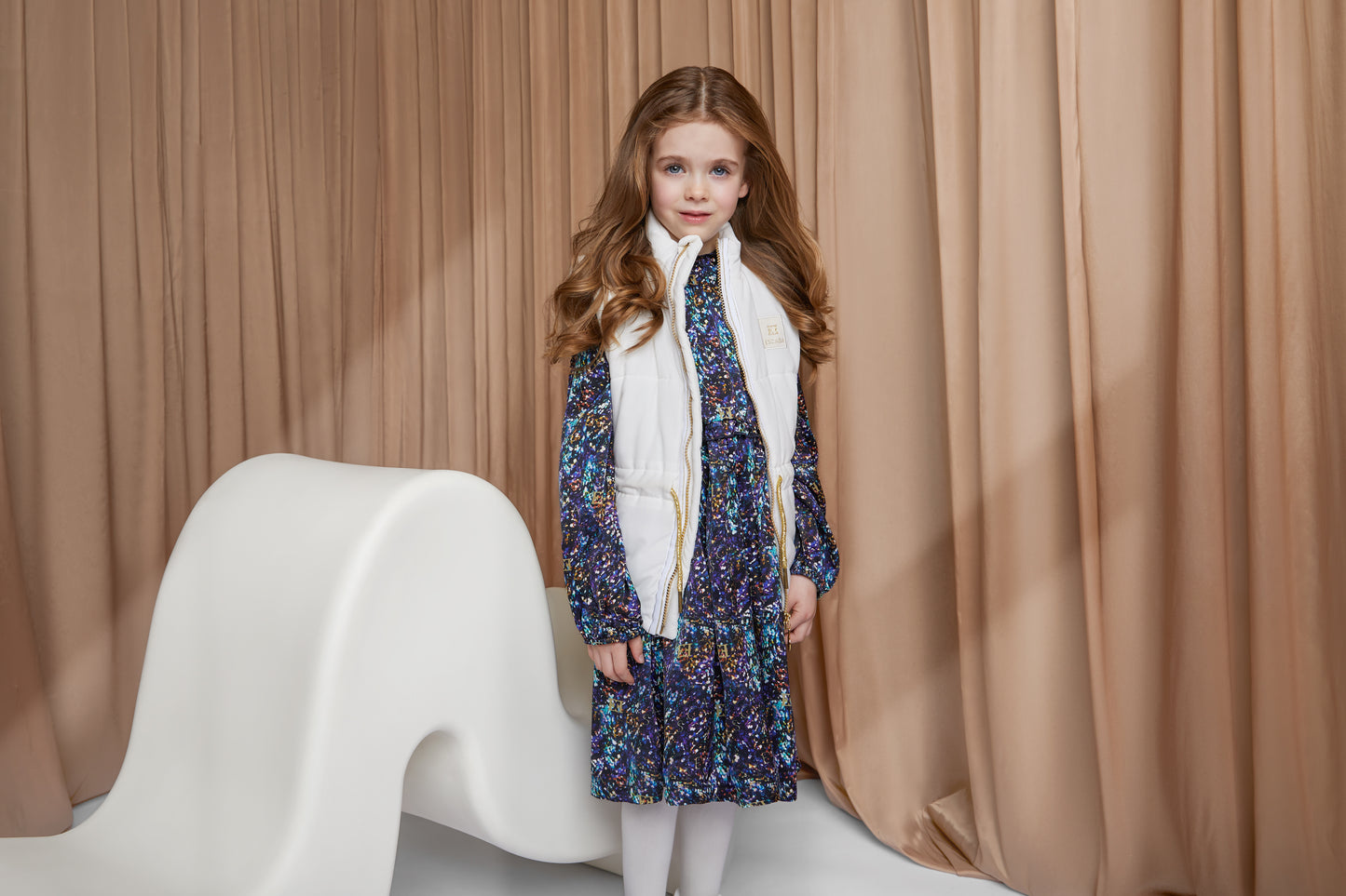 Escada allover print dress (SZ 4-12)
