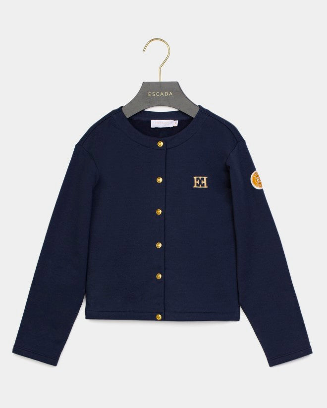 Escada navy cardigan (SZ 12-16)