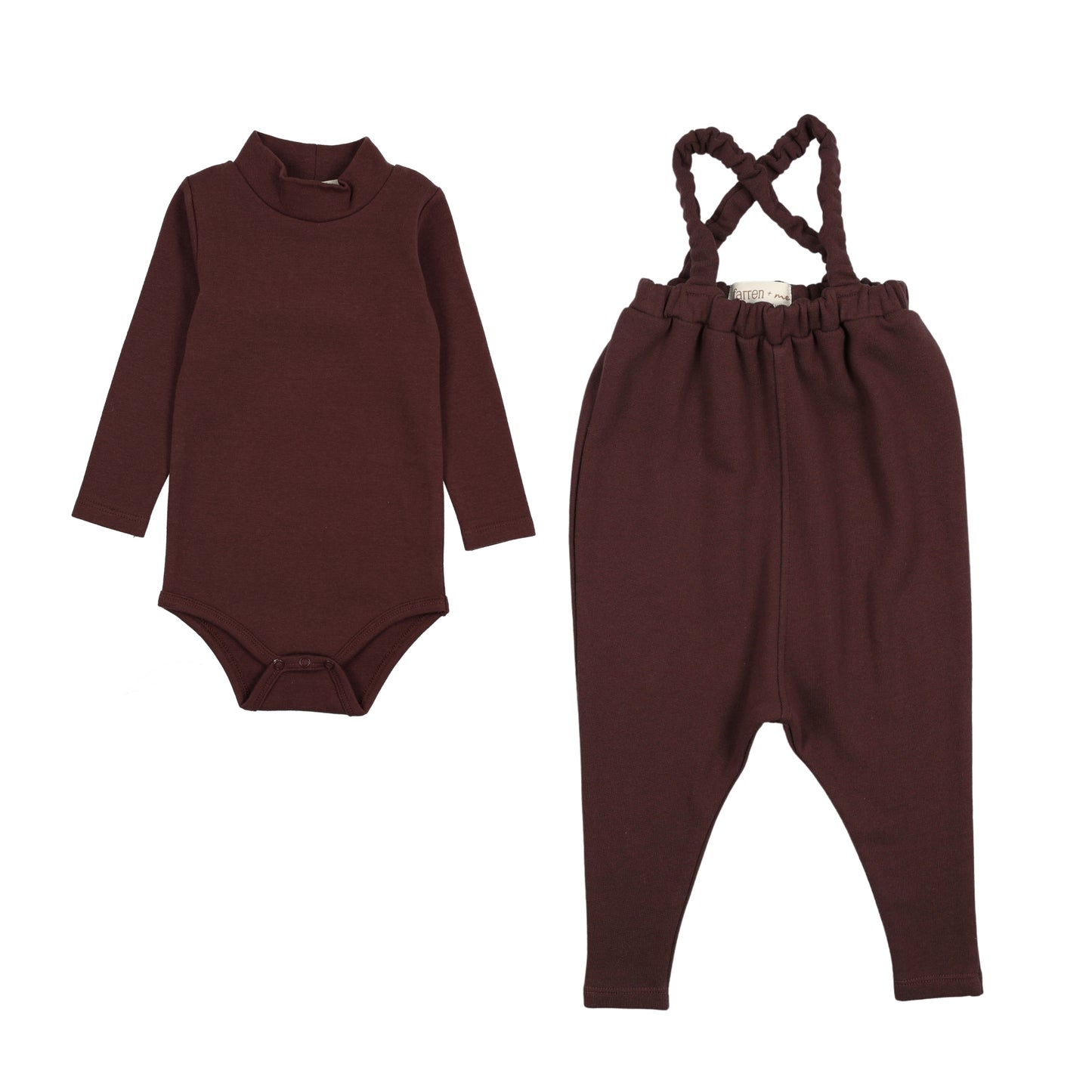 Farren overall & mock neck set (SZ 9-24m)