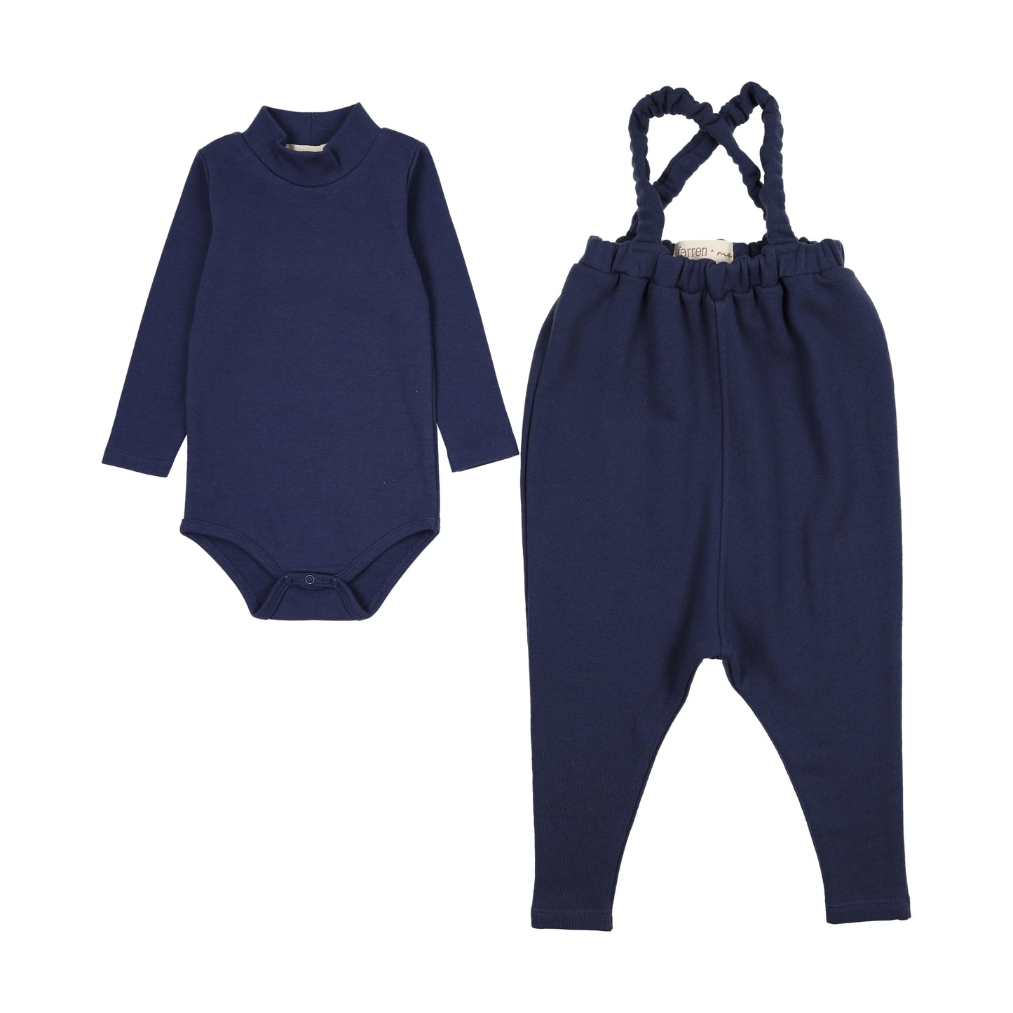 Farren overall & mock neck set (SZ 9-24m)