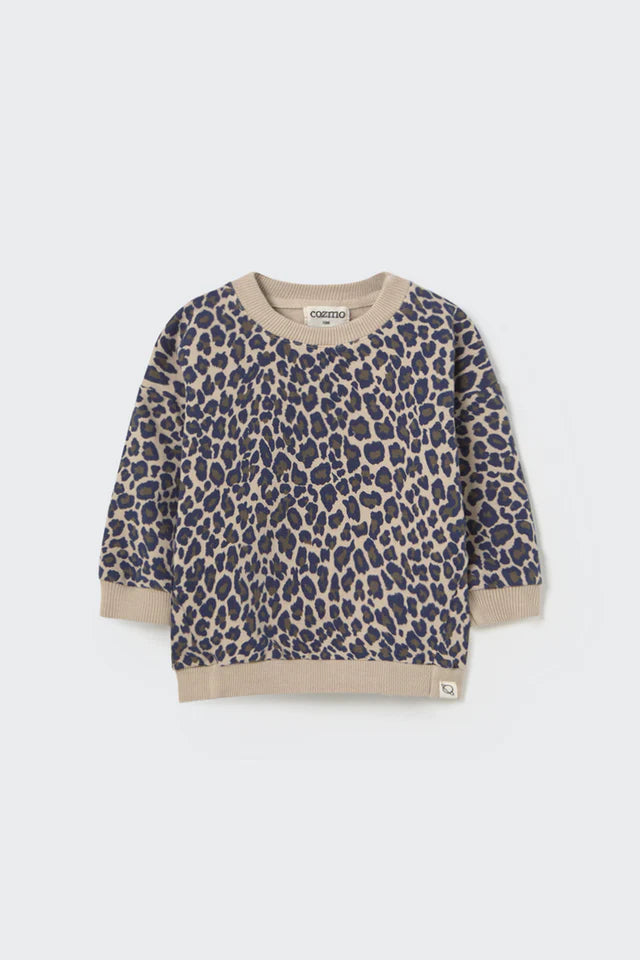 Cozmo Kelly Leopard Sweat ( Sz 12M-24M)