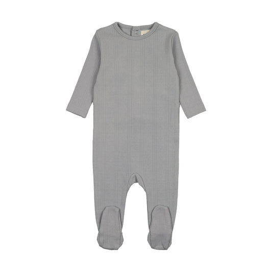 Mema452 pointelle footie (SZ 3-12m)