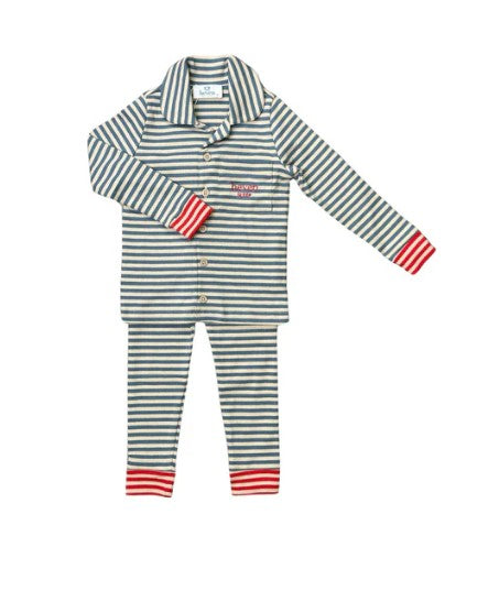 Heven Child Striped Lounge Pajamas ( Sz 18M-10)