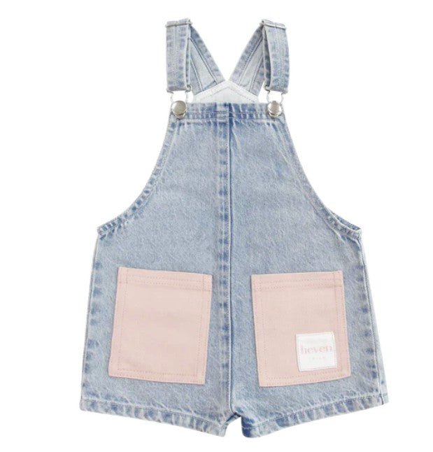 Heven Child denim romper (SZ 12m-3yr)