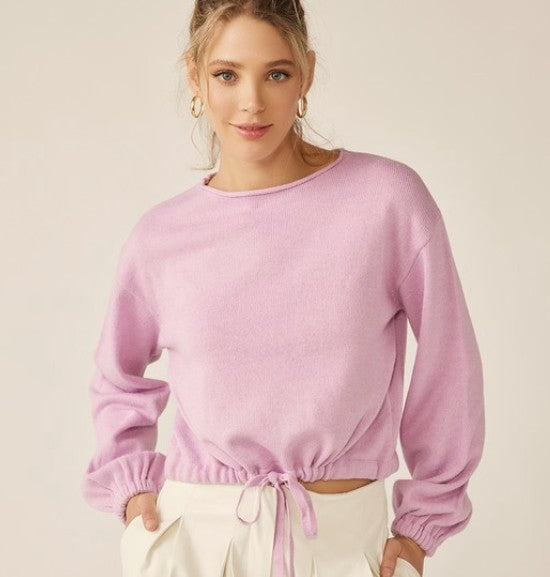 Idem Ditto Crop Sweater ( Sz S-L)