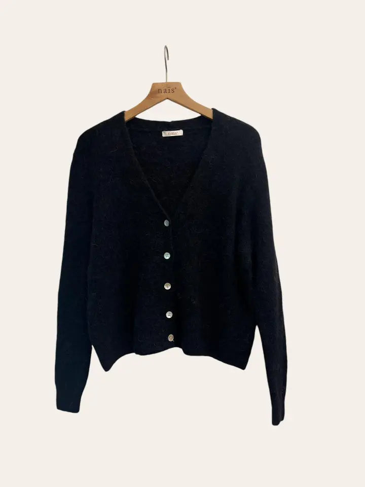 Nais mohair cardigan (O/S)