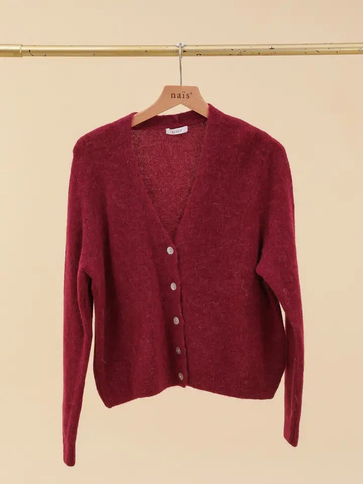 Nais mohair cardigan (O/S)