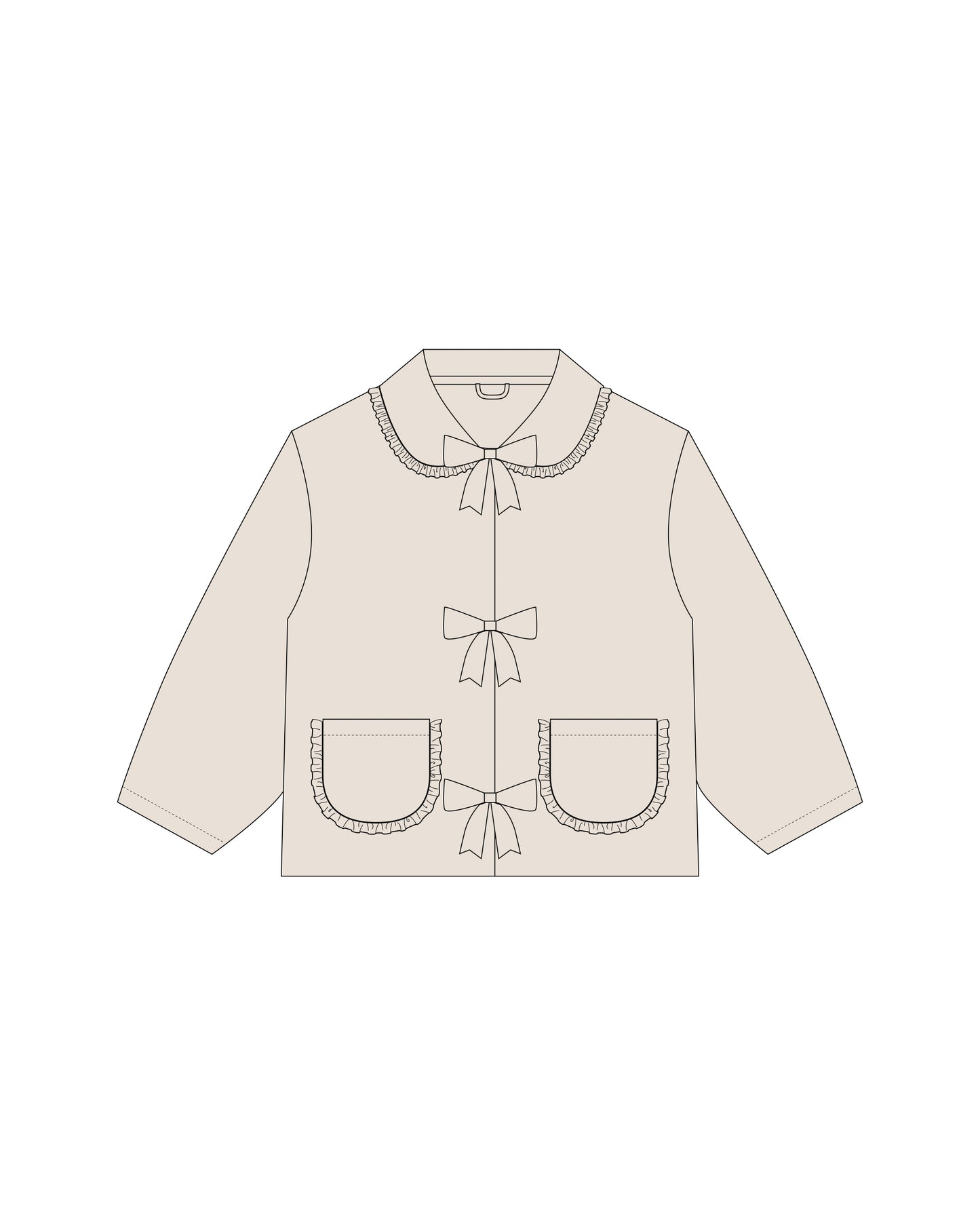 Rylee Cru002 shearling coat (SZ 10-16)
