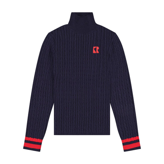 RetroKid aspen cabled turtleneck (SZ 8-20yr)