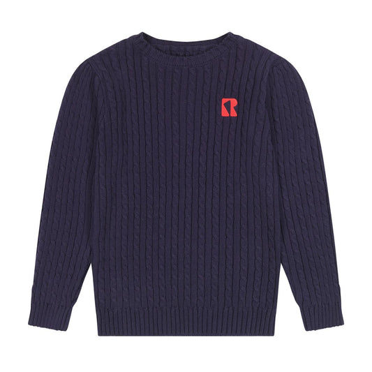 RetroKid cable crewneck sweater (SZ 2-16)
