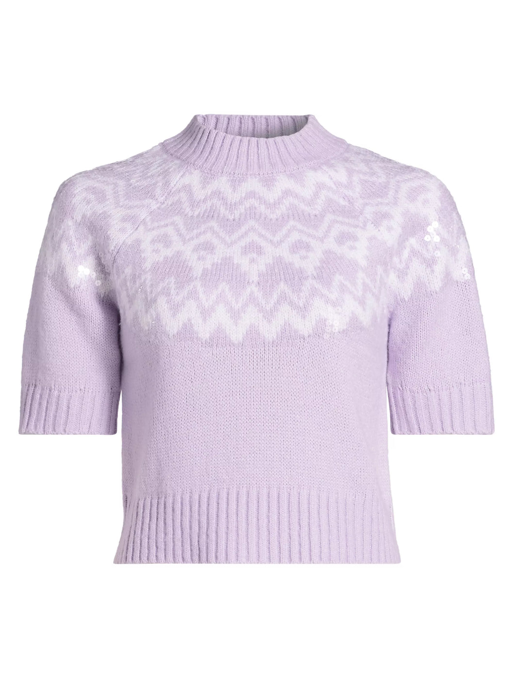 Design History lavender sequin sweater (SZ XS-L)