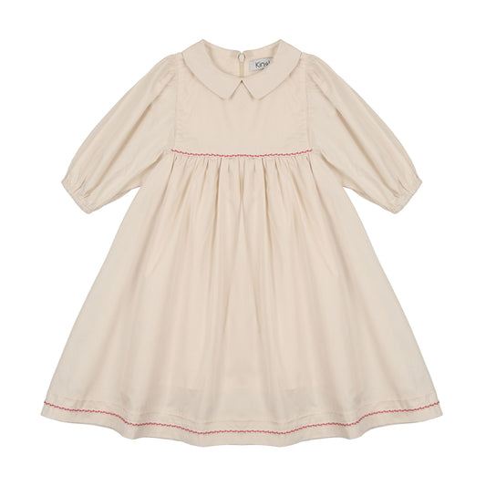 Kin Kin natural ss dress (SZ 3-5)