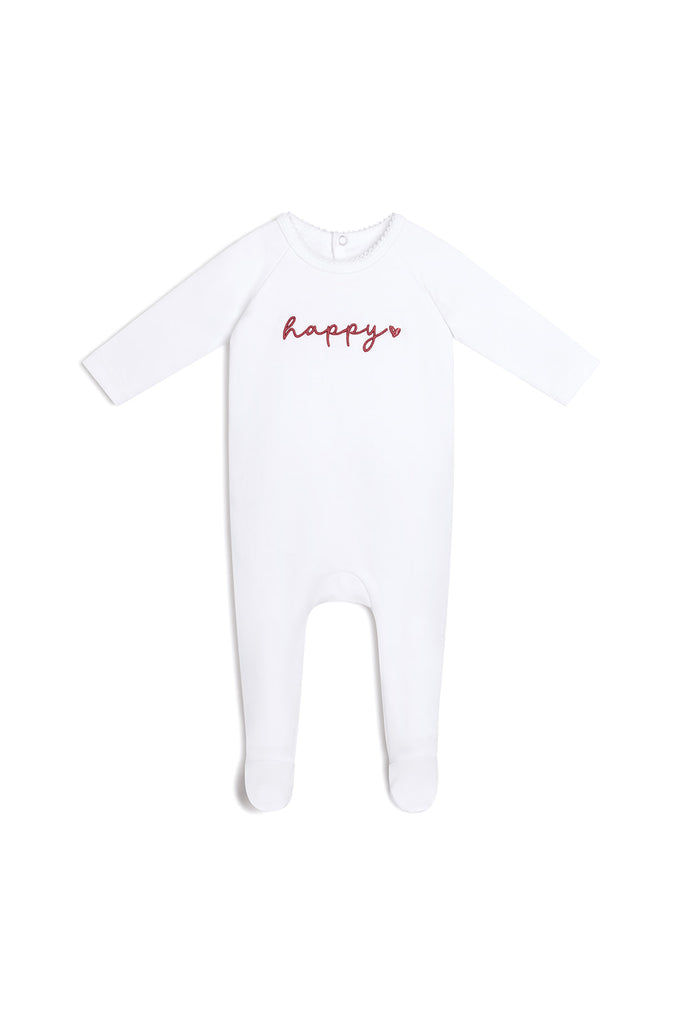 Oubon White Embroidered ( SZ 3M &6M )