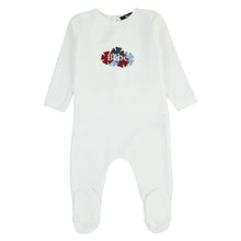 Load image into Gallery viewer, Noggi embroidered footie (SZ 3-6m)
