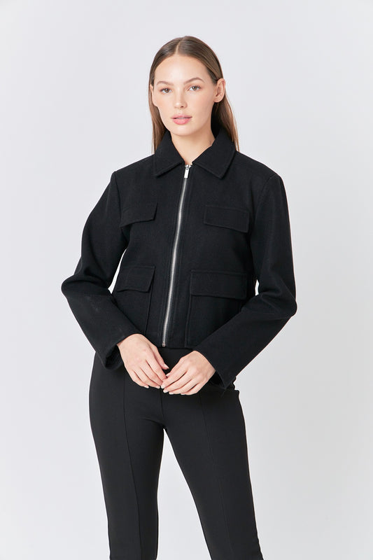 August Apparel zip up jacket (SZ XS-L)