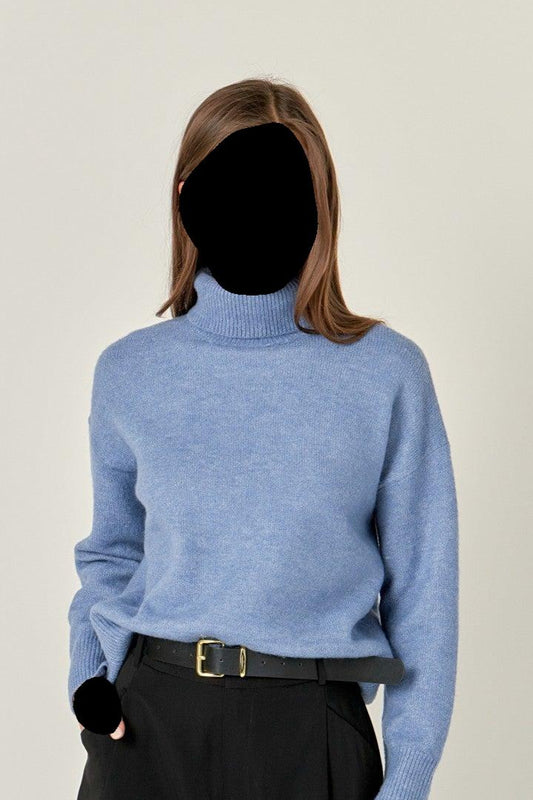English Factory slit detail turtleneck (SZ XS-L)