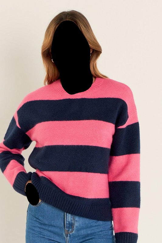 English Factory bold striped sweater (SZ XS-L)