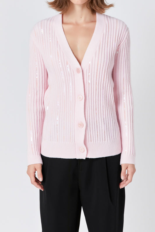 Endless Rose sequin cardigan (SZ XS-L)