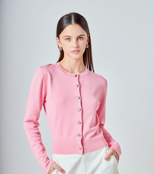 Endless Rose heart cardigan (SZ XS-L)
