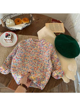 Load image into Gallery viewer, Little Trendy multi color chunky sweat (SZ 3-8)
