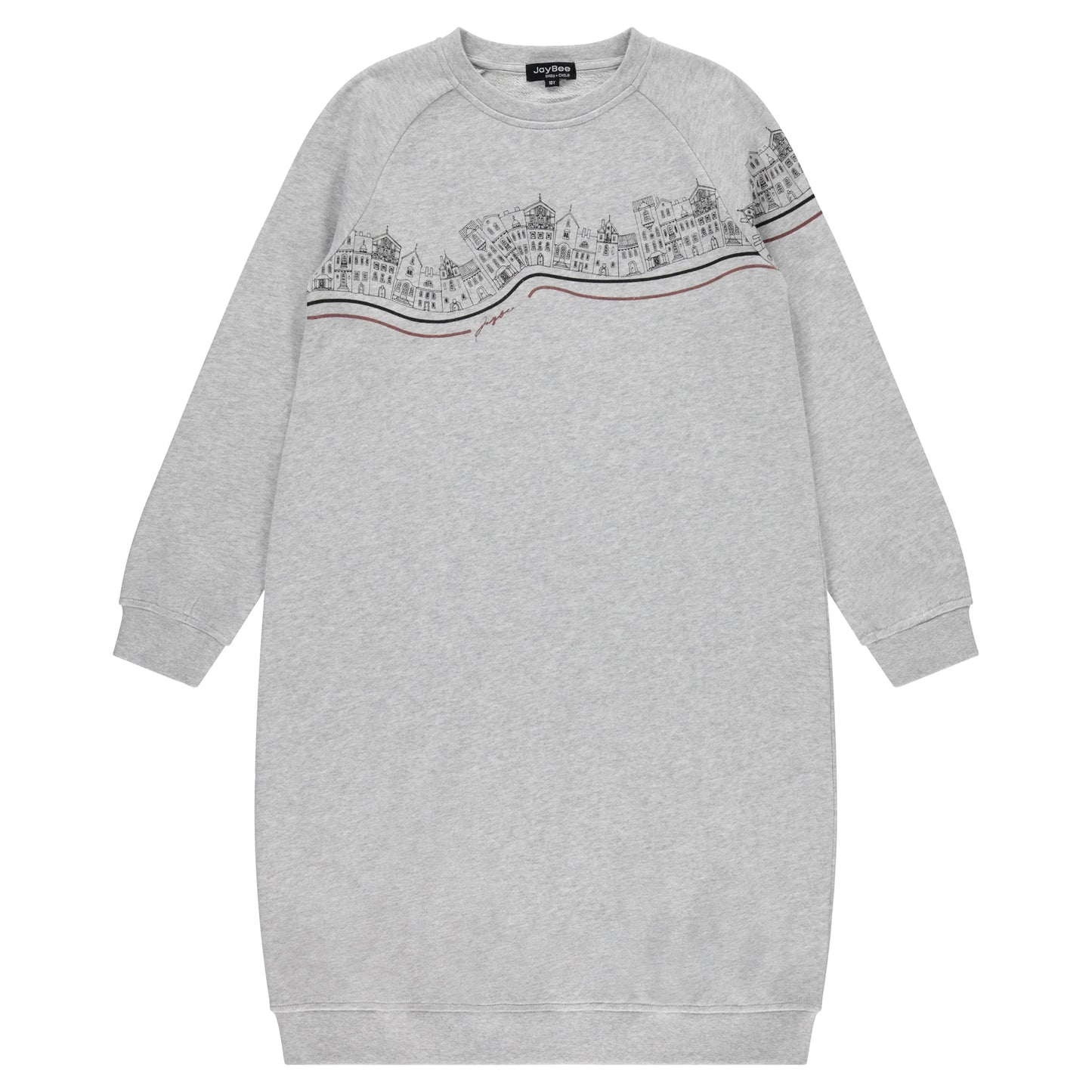 Jay Bee graphic sweat dress (SZ 3-14)