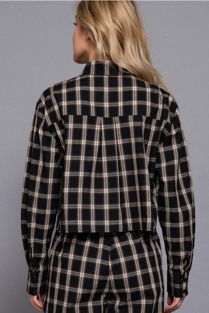 Active USA plaid set (SZ S-L)
