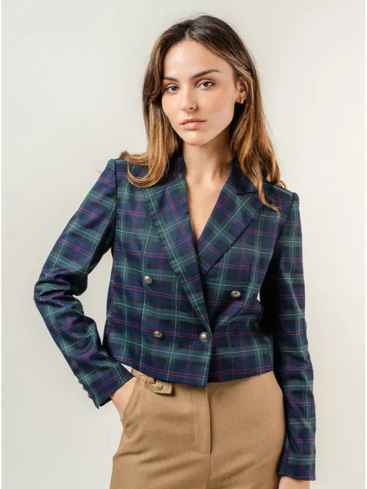 Fore plaid blazer (SZ S-L)
