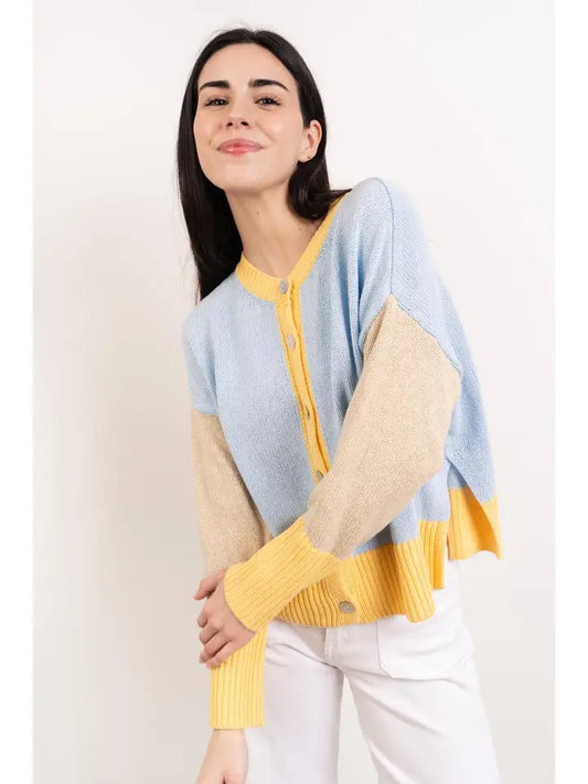 Mind Traveler leti yellow cardigan (SZ S-L)