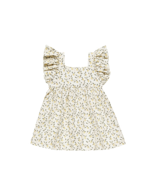 rylee Cru413 lemon dress (SZ 18m-8yr)