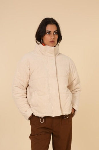 Daphnea corduroy down jacket (SZ Z-L)