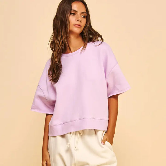 Freezia lavender ss sweat (SZ S-XL)