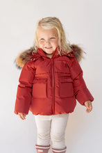 Load image into Gallery viewer, IBIS583 red toddler coat (SZ 12m-3yr)
