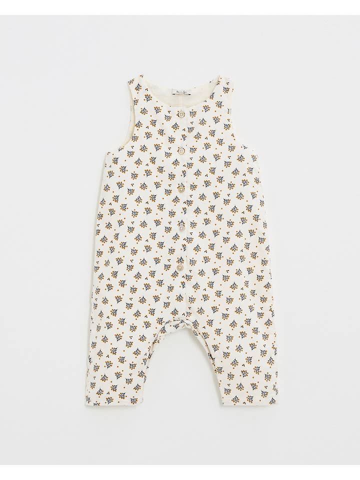 Natalys cord. printed romper (SZ 9m-18M)