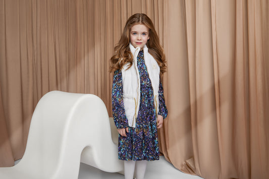 Escada allover print dress (SZ 4-12)