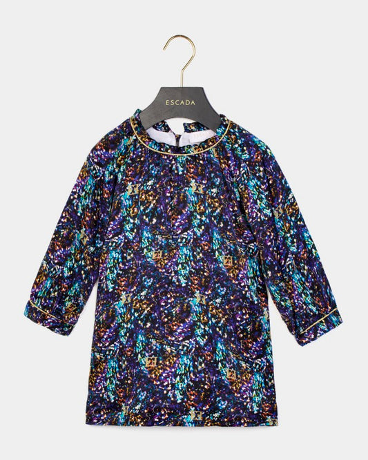 Escada allover print blouse (SZ 12-16)
