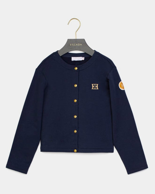 Escada navy cardigan (SZ 12-16)