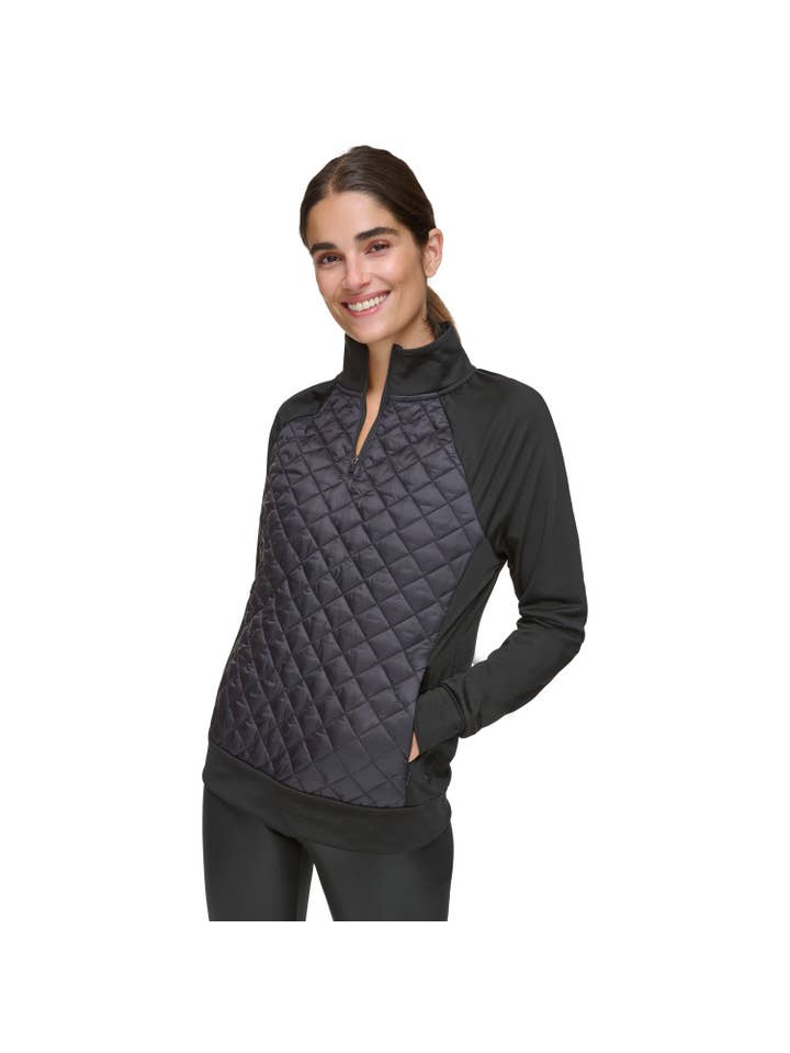 Andrew Marc quilted front sweat (SZ S-L)