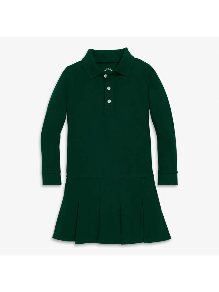 Primary long sleeve polo dress (SZ 5-12)