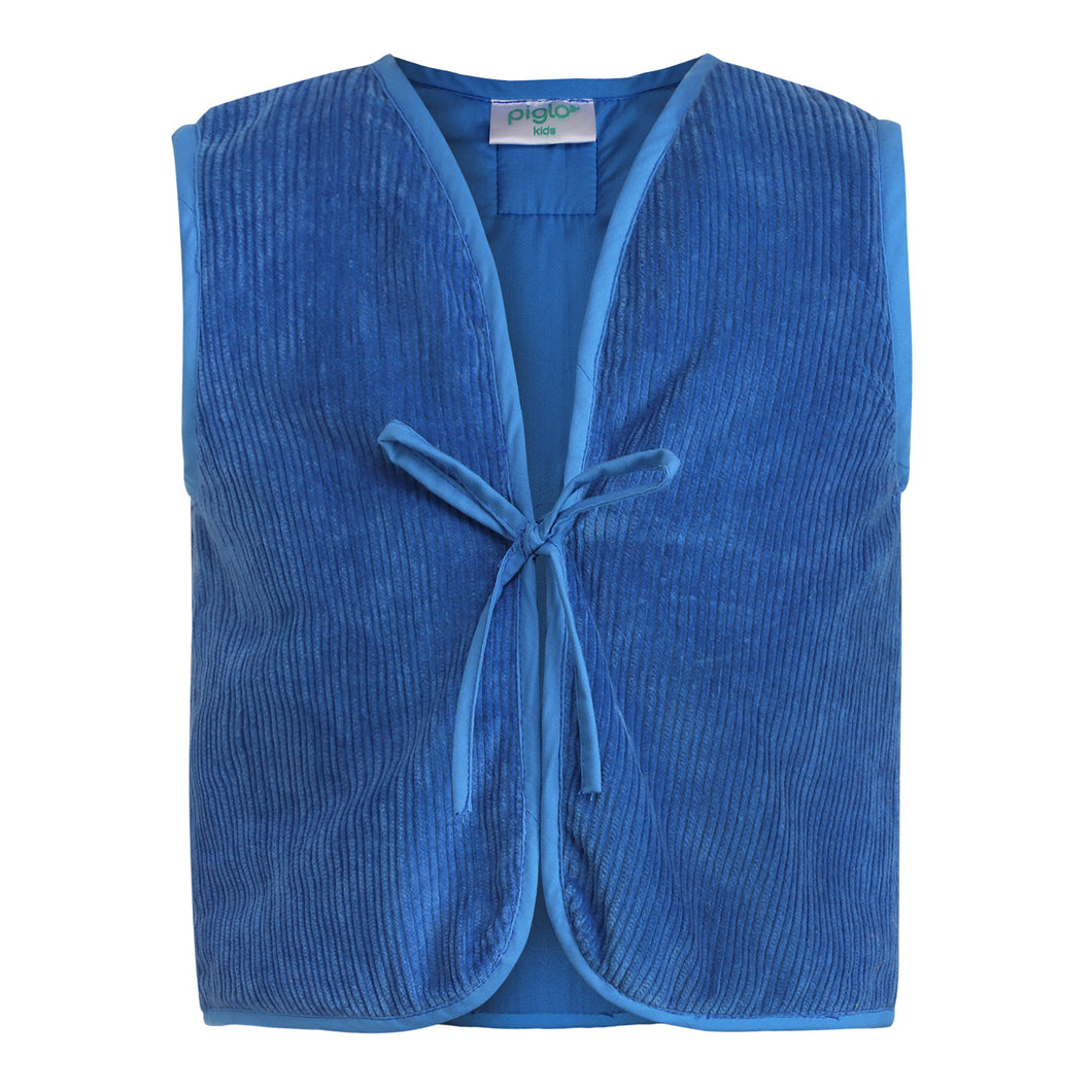 Piglo blue vest (SZ 2-6yr)