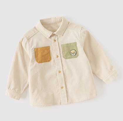 DB3241690 Light Khaki Shirt ( Sz 24M-9YR)