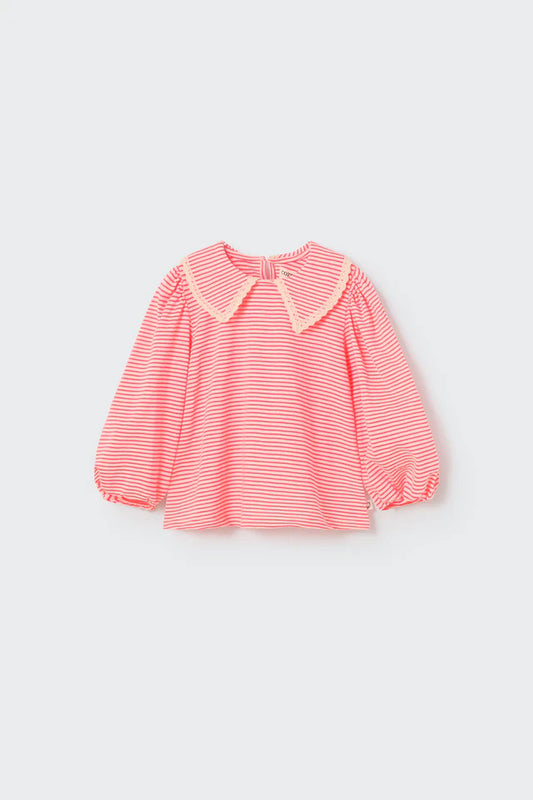 Cozmo slub striped t-shirt (SZ 6-12)