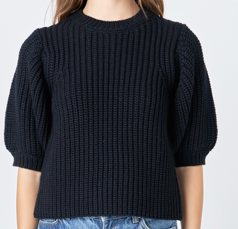 English Factory puffed sleeve sweater (SZ XS-L)