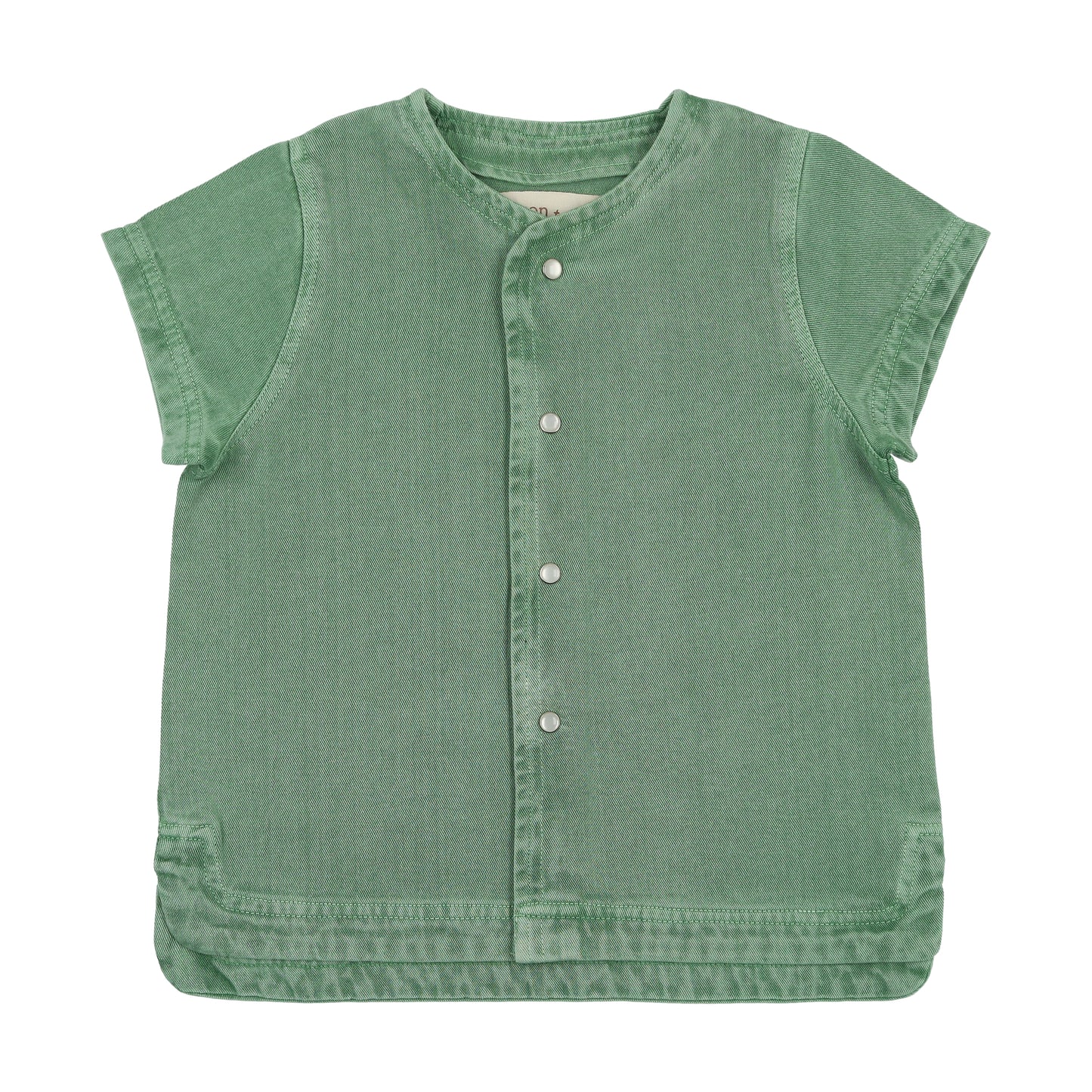 Farren + Me Denim Pocket Green Wash Shirt ( Sz 2-12)