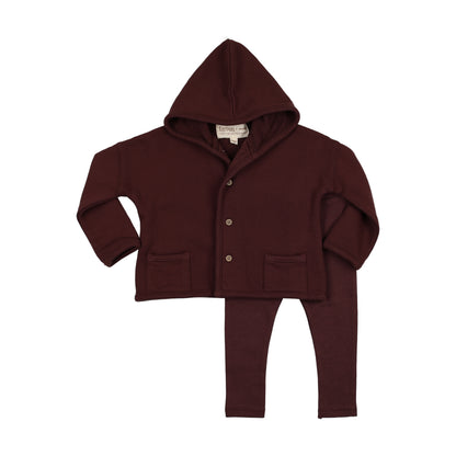 Farren hooded cardigan set (SZ 12m-4yr)