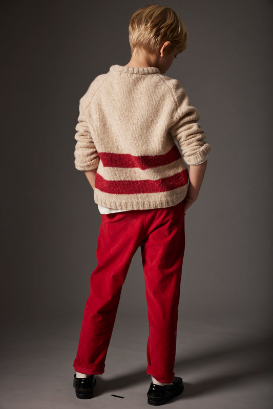 Cozmo stone tweed sweater (Sz 2-12)