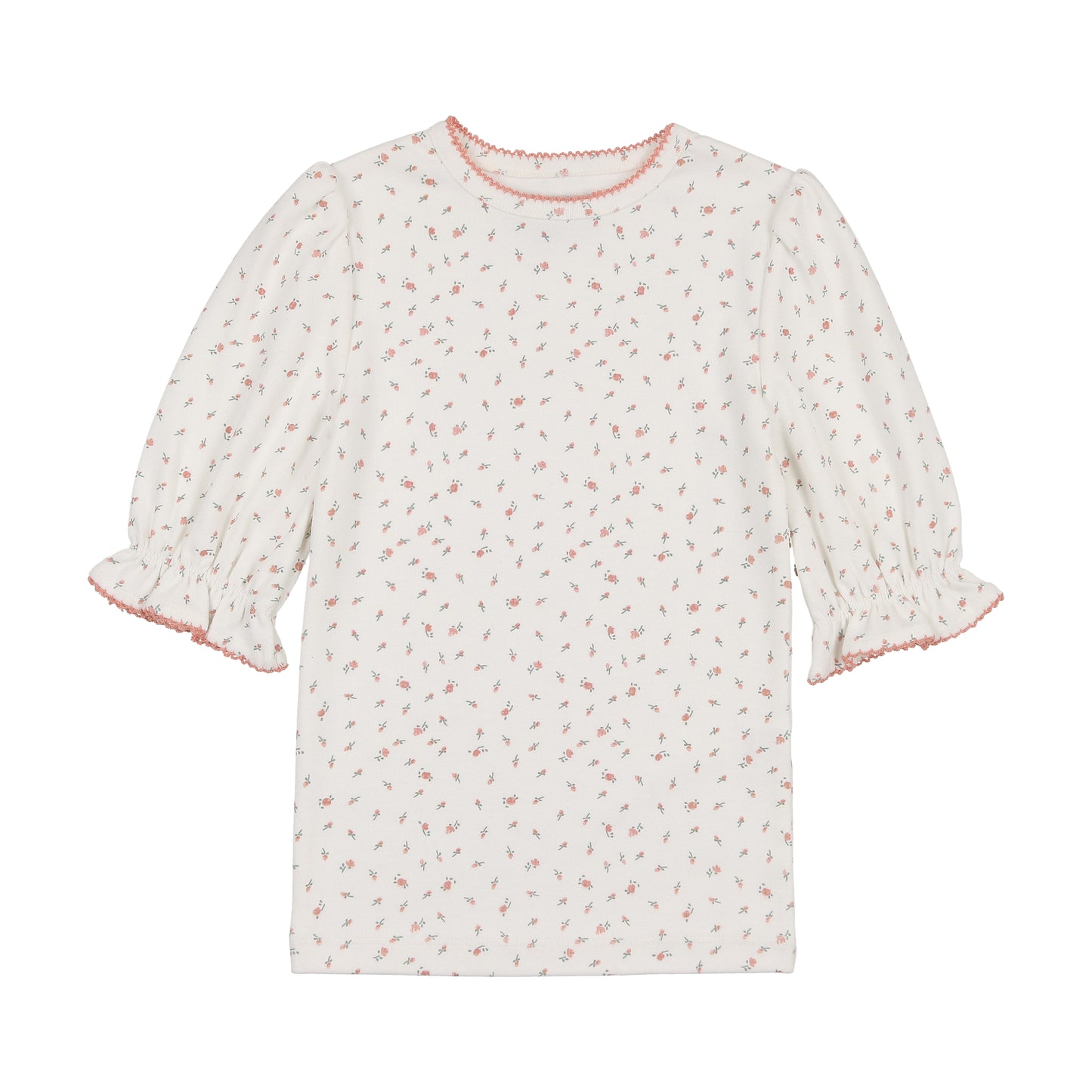 Kin & Kin Floral Puffed Sleeve T-shirt ( Sz 2-14)