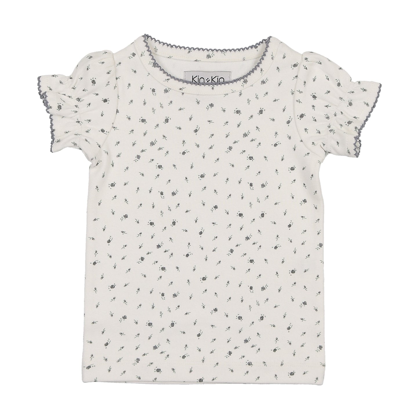 Kin & Kin Floral Puffed SS Tshirt ( Sz 18M-3)