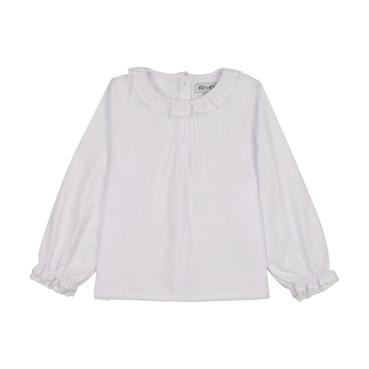 Kin Kin Girls Ruffled Collar Shirt (Size 2YR - 18YR)