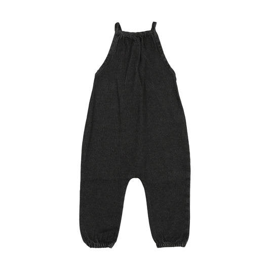 Kin Kin Black Baby Romper ( Sz 12M-3YR)